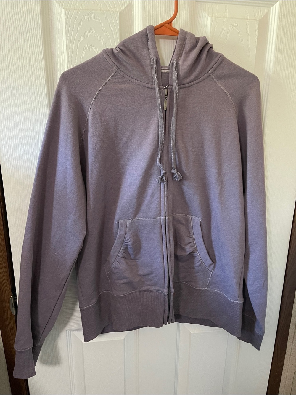 Eddie Bauer Women’s Zip-Up Hoodie Sweatshirt - Lavender Gray
